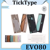 TickType EVO80 Tri-mode 2.4G Bluetooth Linear Aluminum Mechanical Keyboard