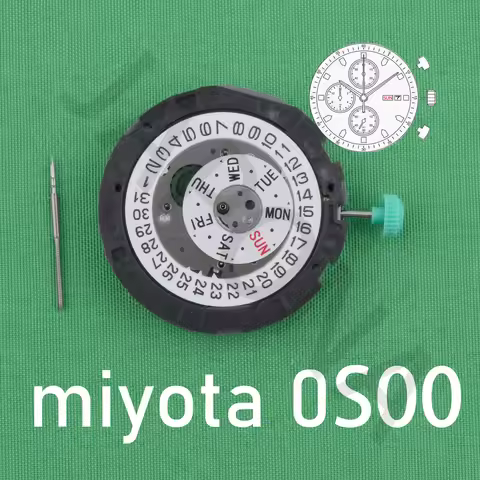 0s00 movement miyota 0S00-3 movement Chronograph movement japan movenment Can incorporate tachymeter