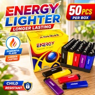 Lighter w/w out Flashlight 50pcs 1box lighter w/flashlight Longer Lasting lighter 50pcs per box