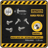STAINLESS Steel Screw M4 x 12 | M4x12 || Worm Body Bolts HONDA VARIOBEAT etc.