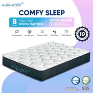 Azure™ Comfy 20cm Pocketed Spring Mattress | Single Super Single Mattress | Queen Mattress | King Ma