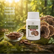 7.7 MegaSales - Wellcan Turkey Tail Mushroom Extract 300mg 60 Kapsul Original