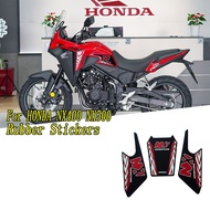 new model 2024 For Honda NX400 NX500 Motorcycle Tank Pad Protector 3D rubber Sticker Decal Gas Knee 