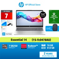 [ฟรีOffice MS24] HP Laptop R7-5825U | Copilot | AMD Radeon | RAM 16 GB | SSD 512 GB | Win 11 | 15-fc