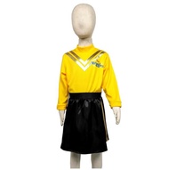 ZZOOI Kids Emma From The Wiggles Cosplay Dress Up Girls Fabulous Yellow And Black Outfit Princess Co
