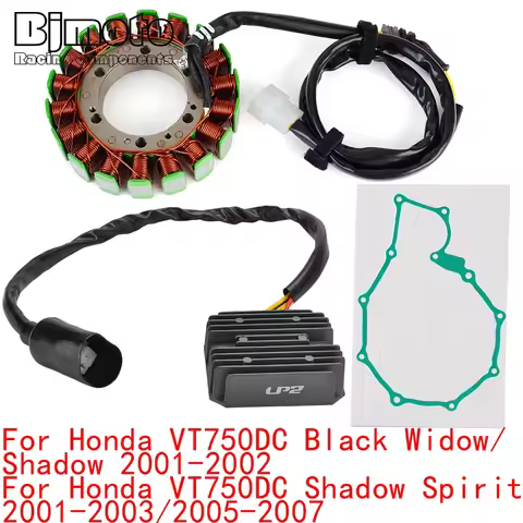 VT 750 DC Stator Coil+Voltage Regulator rectifier For Honda VT750DC Black Widow/ Shadow Spirit 2001-