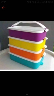 Tupperware ori rantang 4susun plong