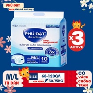 (Odd) Phu Dat diapers ML10 XL10 X3 Active are super absorbent, anti-spill, Phu Dat diapers, Phu Dat 