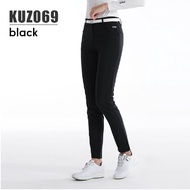 PGM กางเกงผู้หญิงกางเกงเอวสูงยืดหยุ่นกางเกงกอล์ฟเข้ารูประบายอากาศได้กางเกงแห้งเร็ว KUZ069 XS-XL กอล์