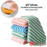 (Random Colour ) 25x25cm Cleaning Cloth Kain Meja Washing Cloth Cleaning Rag Kain Dapur Oil Free
