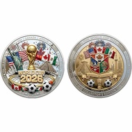2026 FIFA World Cup USA Canada Mexico Commemorative Coin Collectible Souvenir dia 4CM