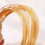 5 Meter/String 0.35mm-1mm Soft Copper Wire 18k Gold Plated Beading Wire For Bracelet Necklace DIY Craft Making Jewelry Cord