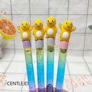 CHARACTER PEN GEL PEN GLITTER DINO NAILONG PGK-2190 SCHOOL STATIONERY
