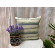 Handwoven Fabric Cushion Beautiful Woven Pattern Size 16x16 Inches Pillow
