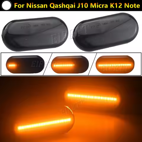 Sequential Blinker Side Marker Light For Nissan Cube Z11 2001-2010 For Nissan Tiida C11 2004-2011 35