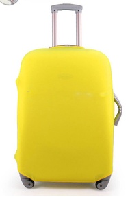 Noikatoo ผ้าคลุมกระเป๋าเดินทางแบบยืด ป้องกันฝุ่นและรอยขีดข่วน สำหรับกระเป๋าเดินทาง ขนาด 18"-22" (S) สีเหลือง