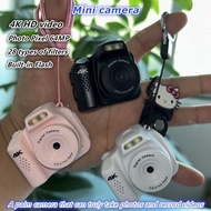 Mini Keychain Camera Digital Camera 4K 64MP Small Digital Camera with LED Light.