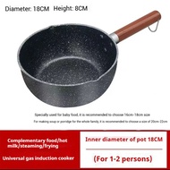 Granite Non-stick Pan 18cm/20cm Sauce Pot Induction Milk Pan Frying Pan Integrated Non-stick Stockpo