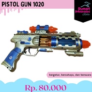 PISTOL GUN 1020 - CHILDREN'S BATTERY TOY GUN - 1704