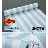 TERBARU Wallpaper Sticker Dinding Motif Salur Garis2 Dekorasi Ruang Tamu Wallpaper Salur Wallpaper G