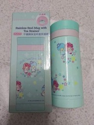 全新 Little Twin Stars 迷你不鏽鋼保溫杯連茶濾網200ml