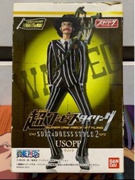 🎱🎱 全新 13年 Bandai 日版 ～ Super  one piece - styling 海賊王 ～Suit & Dress style 2 ～Usopp figure 烏索普  騙人布 🎱