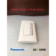 Panasonic AMode Series 3 Gang Triple Pick Switch 3 Gang Switch