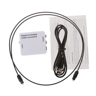 TV Optical SPDIF / Coaxial Digital to Analog Audio Converter Out