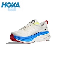 HOKA ONE Bondi 8 White Blue