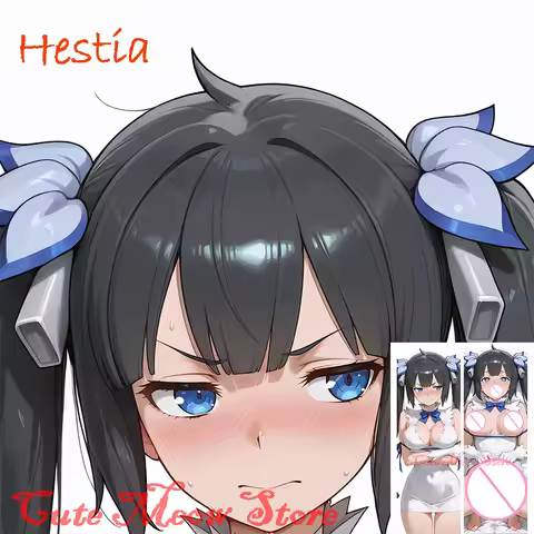 Dakimakura anime Hestia Double-sided Print Life-size body pillows cover Adult pillowcase Customizabl
