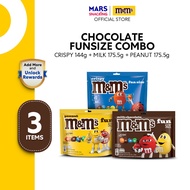 [Bundle of 3] M&M'S Funsize Pack - Crispy/Milk Chocolate/Peanut