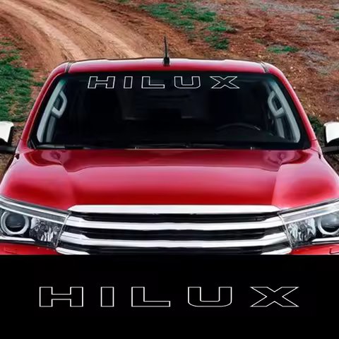 For Toyota Hilux Vigo Revo Pickup Front Windshield Car Sticker Truck Banner Covers Vinyl Decor Decal