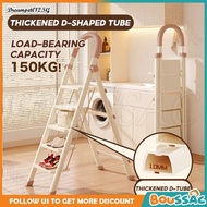 BOUSSAC Foldable Ladder Step 3 4 5 6 Step Ladder 150kg Bearing Slim Ladder Small Step Ladder