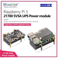 TA Raspberry Pi 5 UPS Power module,21700 5V5A, Output USB-C with PD negotiation function
