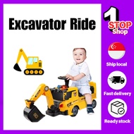 Excavator ride on kids rideon toys car Manual Operated Excavator Ride On Toy truck