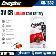 ORIGINAL ENERGIZER CR1632 Lithium 3V Coin Battery