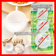 (3 pcs) Plastic dumpling gyoza pastel dumpling skin mold