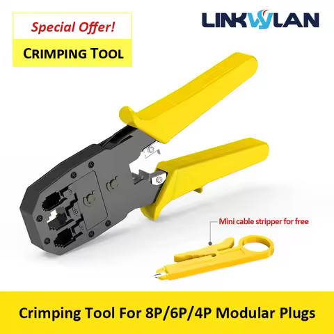 Network Multifunction Modular Crimping Tool For RJ11 RJ12 RJ45 4P2C 4P4C 6P4C 6P6C 8P8C Modular Plug