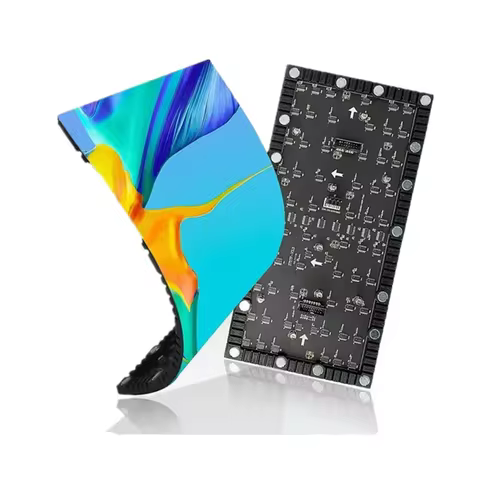 High Definition LED Flexible Module P1.53 P1.86 P2 P2.5 Led Soft Screen Indoor Ads Display Screen Pa