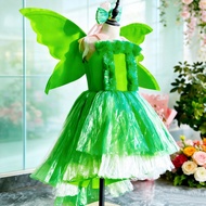costume movie costume Children's Elf Style Wings Angel Dress - Perfect for Stage Performances