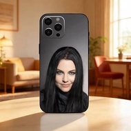 TP-2 E-Evanescence A-Amy Lee Phone Case For iPhone17,16,15,14,13,12 Plus,Max Soft Silicone Black Cov