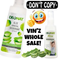 DEONAT Aloe Mineral Deodorant Brightening Anti-Bacterial Spray 100ml.