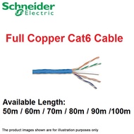 50m - 100m Schneider Cat6 Full Copper Network Cable - Loose Cable Without RJ45 Connector - Schneider