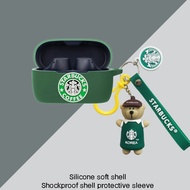 Jabra Elite 4 Earphone Protective Case Cartoon Starbucks Coffee Bear Keychain Pendant 3/Elite 2 Silicone Soft Cute Piggy 75T Active/85T/65T Panda 4 Cover