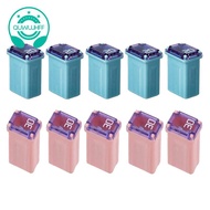 10 PCS 20Amp 30Amp Miniature Box Fuses FMM MCASE Type FMM Maxi Fuses Plastic Fuse Square Car Fuse ("
