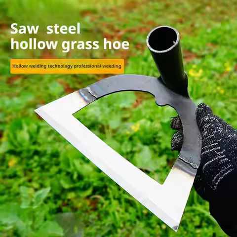 Handheld Hollow Hoe Thickened Manganese Steel Agricultural Weeding Hoe Planting Vegetable Gardening 