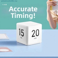 GLOBALMARKET Cube Timer, LED Display 15/20/30/60 min Kitchen Timer, Durable Gravity Sensitive Time M