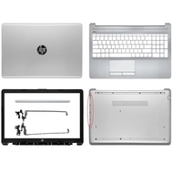 New New For HP 15-DA 15-DB 250 G7 255 G7 Top Back Case Laptop LCD Back Cover/Front Bezel/Hinges/Palmrest/Bottom Case Silver US BZE8