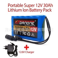 🔥12V 3S2P 30Ah 18650Lithium battery pack Built-in BMS Protection 12.6V Charger 🌞