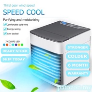 2019 NEW USB Portable Air Cooler Aircond Desk Light Purifier Humidifier Air Cooling Fan Mini Air Conditioner